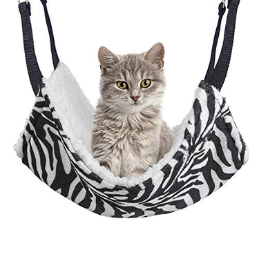 Pet Hammock - black-white-stripe
